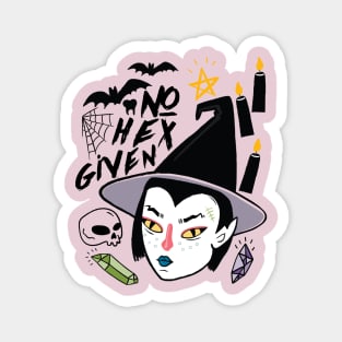 No Hex Given - Witch Magnet