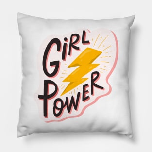 Girls Have the Power to Change the World Pillow