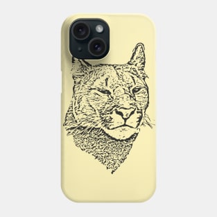 Mountain lion Phone Case