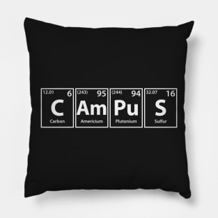 Campus (C-Am-Pu-S) Periodic Elements Spelling Pillow