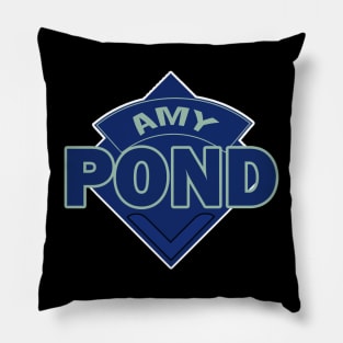 Amy Pond COMPANION - Doctor Who Style Logo (Amelia) Pillow