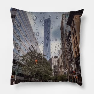 Murray Street, Tribeca, Manhattan, New York City Pillow