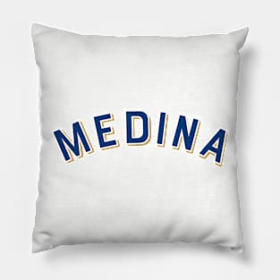 Medina Saudi Arabia Vintage Arched Type Pillow