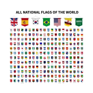 Flags of countries of the world 2024 T-Shirt