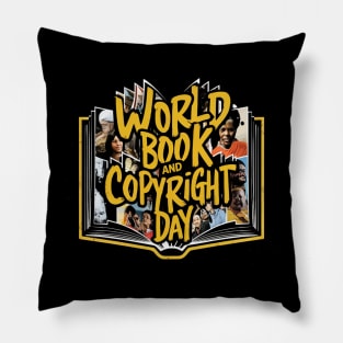 World Book And Copyright Day Pillow