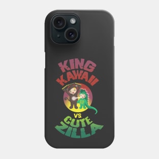 King Kawaii Vs Cutezilla Phone Case