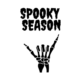 spooky season, skeleton hand, halloween T-Shirt