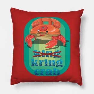 King crab or kring crab Pillow