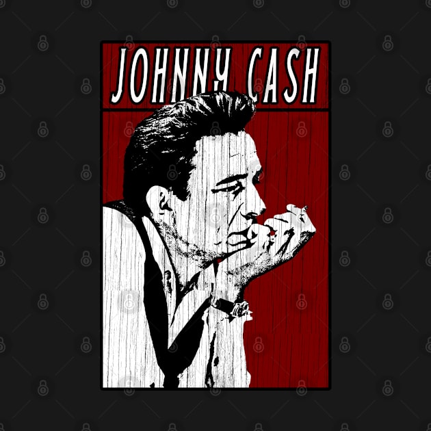 Retro Vintage Johnny Cash by Projectup