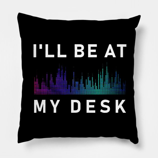 Audio Engineer Pillow by windupraditya6