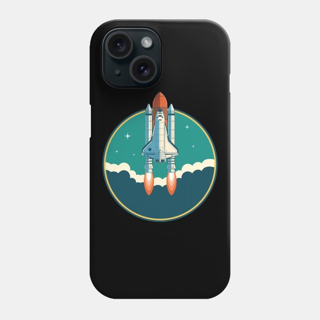 Retro Space Shuttle Phone Case by ericb