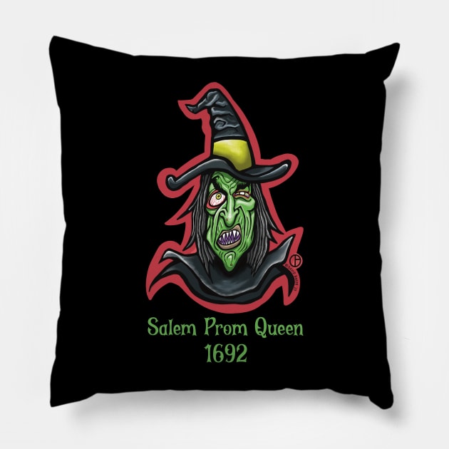 Hagnes B. Witch Pillow by Art from the Blue Room