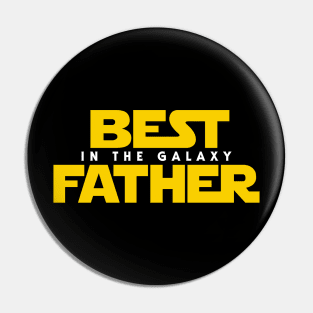 Best Father in the Galaxy Pin