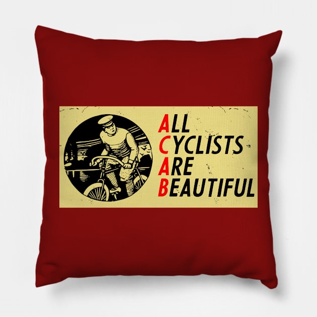 A C A B Pillow by Kingrocker Clothing