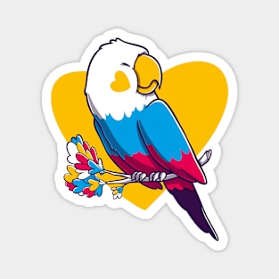 Jack Whistle Parrot Magnet