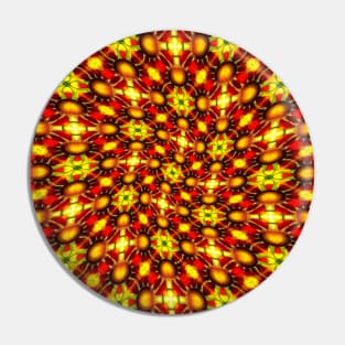 Happy Sunflower Pattern Pin