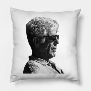 anthony bourdain Pillow