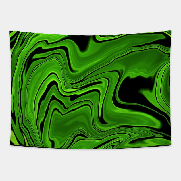 Venom Green Tapestry by wngartistry