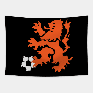 Dutch Lion with Soccer Ball Tapestry