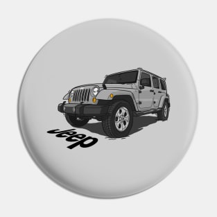 Jeep Wrangler - Grey Pin