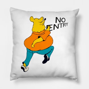 NO ENTRY RAT Pillow