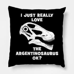 Argentinosaurus fossil skull Pillow