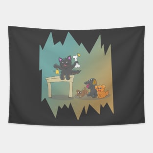 Cute Psychology pets Tapestry