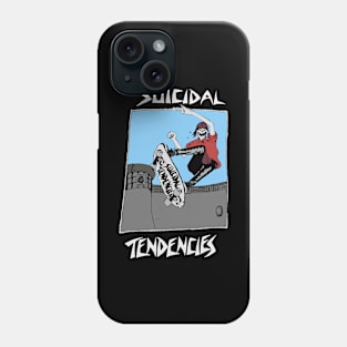 Suicidal Tendencies skull play skateboard Phone Case