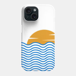 Minimal Sunset Emblem Phone Case