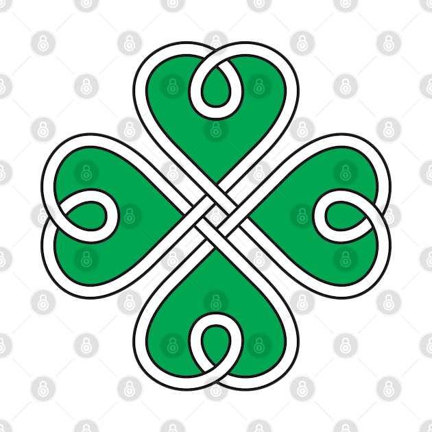 Celtic Knot 4 Leaf Clover #1 by danchampagne