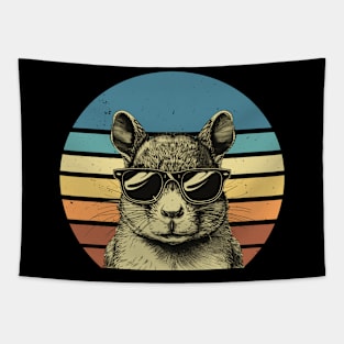 I Love Squirrel Wearing Glasses Pets Tapestry
