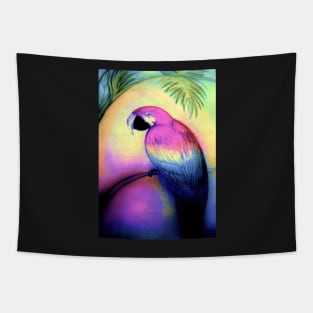 TROPICAL RAINBOW PARROT Tapestry