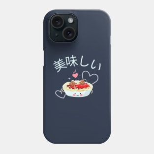 Delicious Meatball Pasta v2 Phone Case