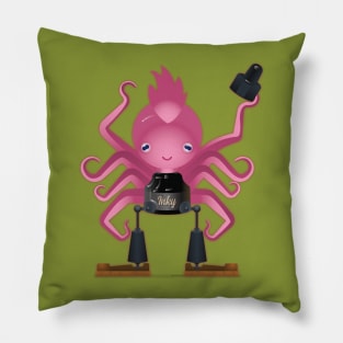 Inktopus the 8 Armed Inker Pillow