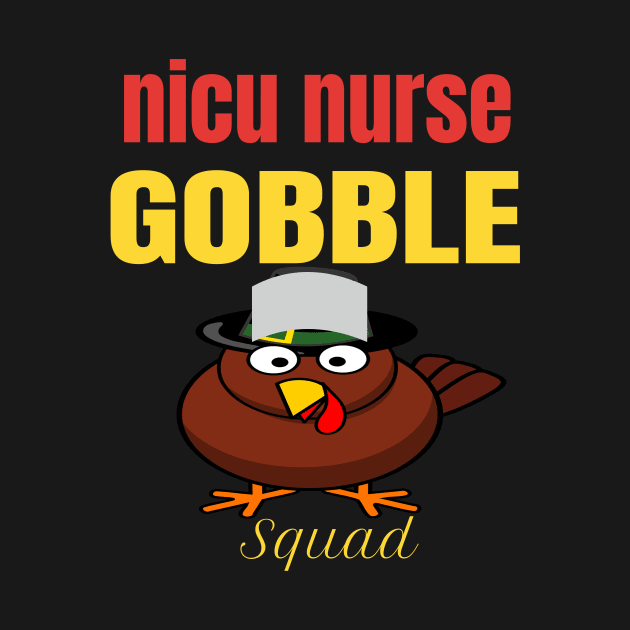 Nurse Turkey Fquad Funny Thanksgiving gift by rami99