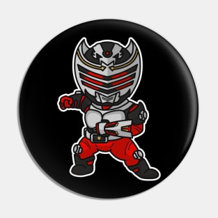 Kamen Rider Ryuki Chibi Style Kawaii Pin