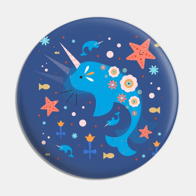 Narwhal Pin by CarlyWatts