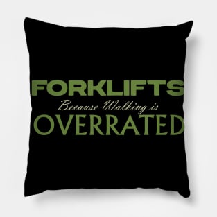 Forklift Certified Meme Pillow