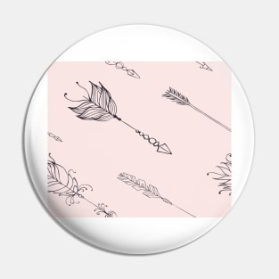 Blush tribal arrows Pin