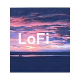 LoFi OG beach sunset T-Shirt