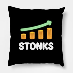 Coin Stonks Pillow