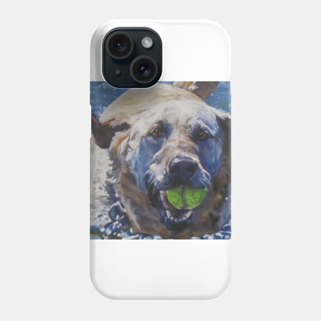 labrador retriever fine art painting Phone Case by LASHEPARD