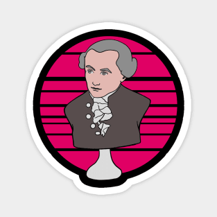 Immanuel Kant Vintage Sunrise Edition Magnet