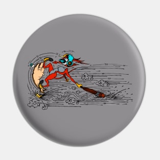 skater fox gift 5 Pin