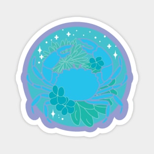 Cancer Crab (Teal) Magnet