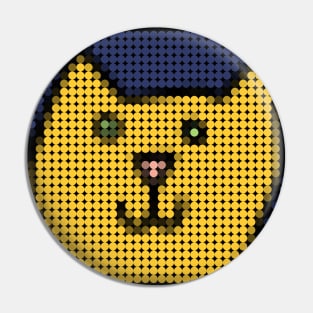 Confused Cat Dotty Pin