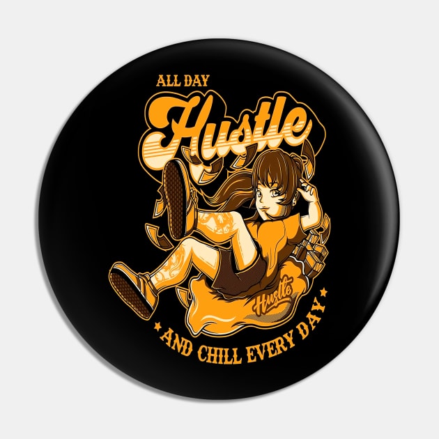 hustle 3 Pin by tdK