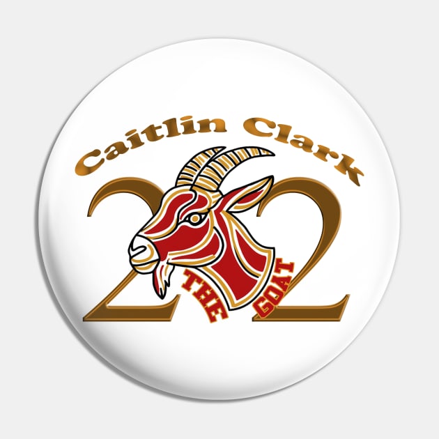 Caitlin Clark The Goat Pin by Ruggeri Collection