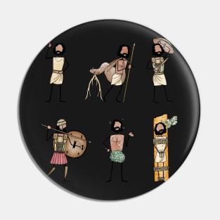 Greek Myth Comix - ODYSSEUS stickers 1 Pin