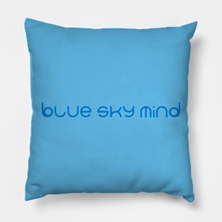 Blue Blue Sky Mind Pillow